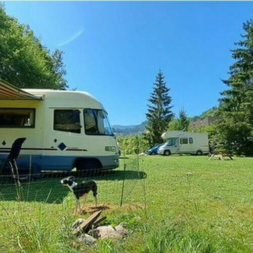 Die Zeltplatzwiese auf unserem Campingplatz Die Zeltplatzwiese auf unserem Campingplatz