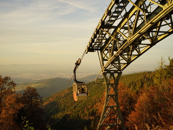 Aussicht auf dem Schauinslandgipfel  Werner Steiger